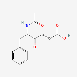 molecular formula C14H15NO4 B14241126 (5S)-5-Acetamido-4-oxo-6-phenylhex-2-enoic acid CAS No. 477769-02-1