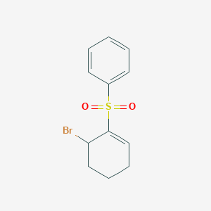 Benzene, [(6-bromo-1-cyclohexen-1-yl)sulfonyl]-