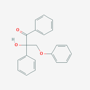 molecular formula C21H18O3 B14241154 2-Hydroxy-3-phenoxy-1,2-diphenylpropan-1-one CAS No. 352351-94-1