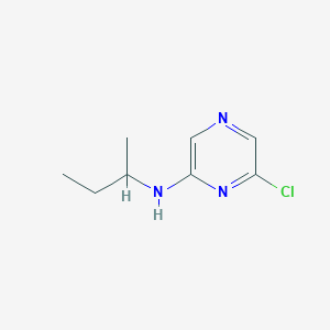 molecular formula C8H12ClN3 B1424117 N-(Sec-butyl)-6-chloro-2-pyrazinamine CAS No. 1220027-83-7