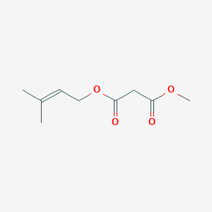 Methyl 3-methylbut-2-en-1-yl propanedioate