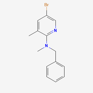 molecular formula C14H15BrN2 B1424118 N-苄基-5-溴-N,3-二甲基-2-吡啶胺 CAS No. 446299-77-0