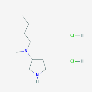 molecular formula C9H22Cl2N2 B1424119 N-丁基-N-甲基-3-吡咯烷胺二盐酸盐 CAS No. 1220038-21-0