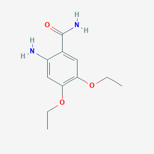 molecular formula C11H16N2O3 B14241191 2-Amino-4,5-diethoxybenzamide CAS No. 236750-60-0