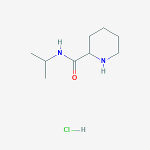 molecular formula C9H19ClN2O B1424120 N-异丙基-2-哌啶甲酰胺盐酸盐 CAS No. 1236261-07-6