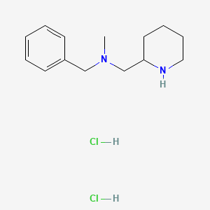 molecular formula C14H24Cl2N2 B1424121 N-甲基(苯基)-N-(2-哌啶基甲基)-甲胺二盐酸盐 CAS No. 1220019-08-8