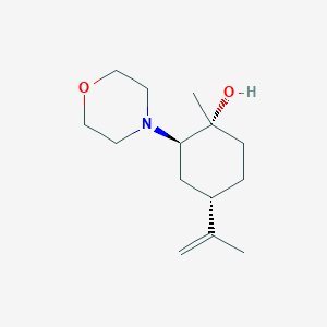 (1R,2R,4S)-1-methyl-2-morpholin-4-yl-4-prop-1-en-2-ylcyclohexan-1-ol