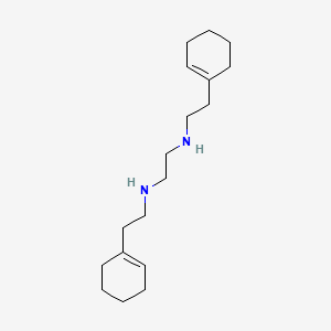 molecular formula C18H32N2 B14241233 N,N'-bis[2-(cyclohexen-1-yl)ethyl]ethane-1,2-diamine CAS No. 627520-33-6