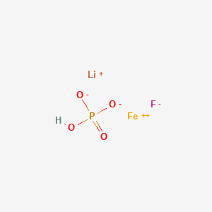 Iron(2+) lithium fluoride hydrogen phosphate (1/1/1/1)