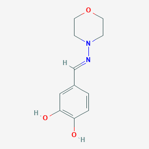 1,2-Benzenediol,4-[(4-morpholinylimino)methyl]-