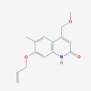 4-(methoxymethyl)-6-methyl-7-prop-2-enoxy-1H-quinolin-2-one