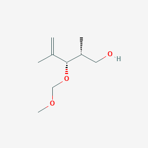 molecular formula C9H18O3 B14241260 (2R,3S)-3-(methoxymethoxy)-2,4-dimethylpent-4-en-1-ol CAS No. 501015-46-9