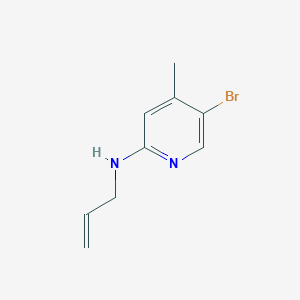 molecular formula C9H11BrN2 B1424127 N-Allyl-5-bromo-4-methyl-2-pyridinamine CAS No. 1220034-28-5