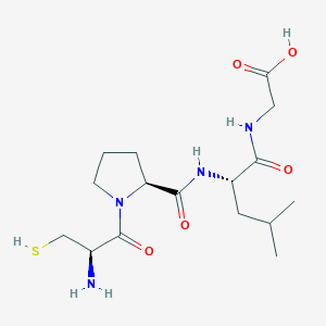 molecular formula C16H28N4O5S B14241311 H-Cys-Pro-Leu-Gly-OH CAS No. 478549-68-7