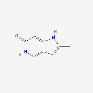 molecular formula C8H8N2O B1424134 2-Methyl-1H-pyrrolo[3,2-c]pyridin-6-ol CAS No. 1190316-13-2