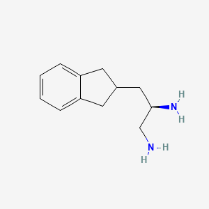 1,2-Propanediamine, 3-(2,3-dihydro-1H-inden-2-yl)-, (2R)-