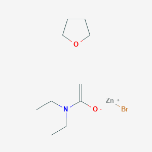 Bromozinc(1+);1-(diethylamino)ethenolate;oxolane