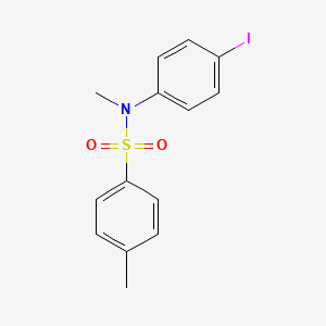 Benzenesulfonamide, N-(4-iodophenyl)-N,4-dimethyl-