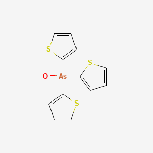 molecular formula C12H9AsOS3 B14241492 Oxotri(thiophen-2-yl)-lambda~5~-arsane CAS No. 396715-41-6