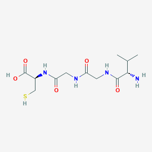 L-Valylglycylglycyl-L-cysteine