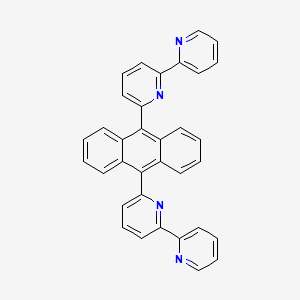 2-Pyridin-2-yl-6-[10-(6-pyridin-2-ylpyridin-2-yl)anthracen-9-yl]pyridine