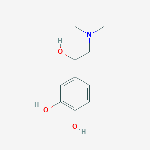 molecular formula C10H15NO3 B142415 N-Methylepinephrine CAS No. 554-99-4