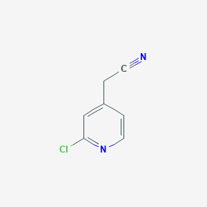 molecular formula C7H5ClN2 B1424153 2-(2-氯吡啶-4-基)乙腈 CAS No. 1000565-45-6