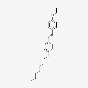 1-Ethoxy-4-[2-(4-octylphenyl)ethenyl]benzene