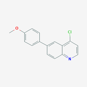 Quinoline, 4-chloro-6-(4-methoxyphenyl)-