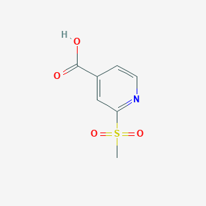 B1424156 2-(Methylsulfonyl)-4-pyridinecarboxylic acid CAS No. 1186663-27-3