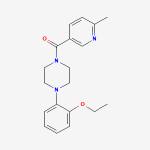 Piperazine, 1-(2-ethoxyphenyl)-4-[(6-methyl-3-pyridinyl)carbonyl]-