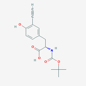 L-Tyrosine, N-[(1,1-dimethylethoxy)carbonyl]-3-ethynyl-