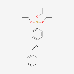 molecular formula C20H26O3Si B14241597 Triethoxy[4-(2-phenylethenyl)phenyl]silane CAS No. 188748-64-3