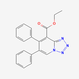 Ethyl 6,7-diphenyltetrazolo[1,5-a]pyridine-8-carboxylate