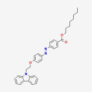 Octyl 4-[(E)-{4-[2-(9H-carbazol-9-yl)ethoxy]phenyl}diazenyl]benzoate