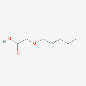 molecular formula C7H12O3 B14241692 [(Pent-2-en-1-yl)oxy]acetic acid CAS No. 189690-74-2