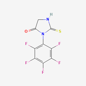 3-(Pentafluorophenyl)-2-sulfanylideneimidazolidin-4-one