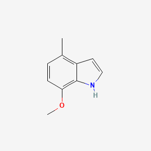 B1424176 7-methoxy-4-methyl-1H-indole CAS No. 360070-91-3