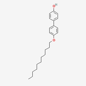 molecular formula C23H32O2 B14241762 [1,1'-Biphenyl]-4-ol, 4'-(undecyloxy)- CAS No. 501414-42-2