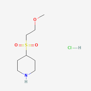 B1424177 4-[(2-Methoxyethyl)sulfonyl]piperidine hydrochloride CAS No. 1984136-89-1
