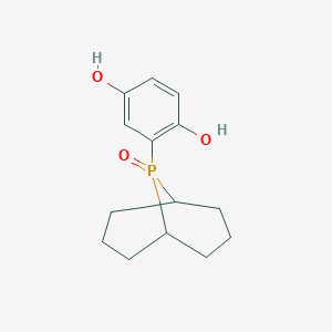 9-(2,5-Dihydroxyphenyl)-9lambda~5~-phosphabicyclo[3.3.1]nonan-9-one