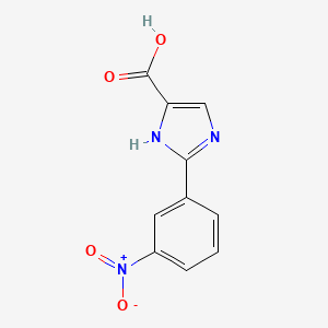 B1424179 2-(3-Nitrophenyl)-1H-imidazole-4-carboxylic acid CAS No. 601494-32-0