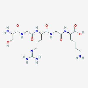 L-Serylglycyl-N~5~-(diaminomethylidene)-L-ornithylglycyl-L-lysine