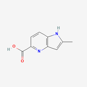 B1424180 2-methyl-1H-pyrrolo[3,2-b]pyridine-5-carboxylic acid CAS No. 1190316-97-2