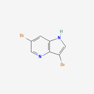 B1424181 3,6-dibromo-1H-pyrrolo[3,2-b]pyridine CAS No. 1190312-18-5