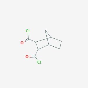 molecular formula C9H10Cl2O2 B14241834 Bicyclo[2.2.1]heptane-2,3-dicarbonyl dichloride CAS No. 236734-42-2