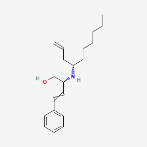 molecular formula C20H31NO B14241849 (2R)-2-{[(4S)-Dec-1-en-4-yl]amino}-4-phenylbut-3-en-1-ol CAS No. 505085-83-6