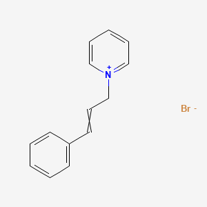 molecular formula C14H14BrN B14241895 1-(3-Phenylprop-2-EN-1-YL)pyridin-1-ium bromide CAS No. 206564-95-6