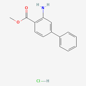 B1424192 Methyl 3-aminobiphenyl-4-carboxylate hydrochloride CAS No. 1187582-66-6