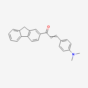 3-[4-(Dimethylamino)phenyl]-1-(9H-fluoren-2-YL)prop-2-EN-1-one